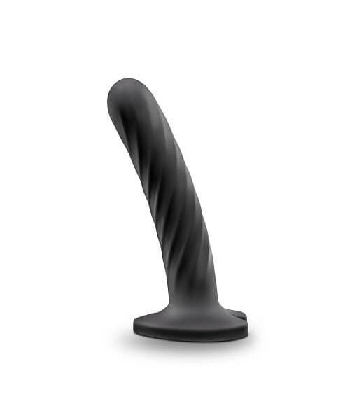 Twist Silicone Dildo with Suction Cup Medium