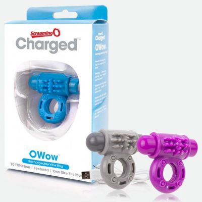 Charged O Wow Rechargeable Cock Ring by Screaming O