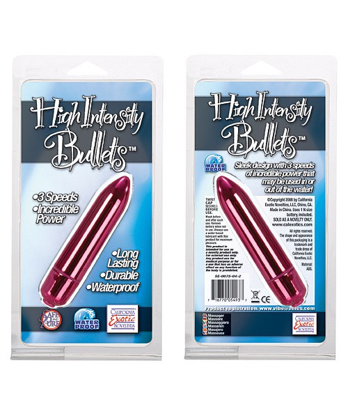High intensity bullet