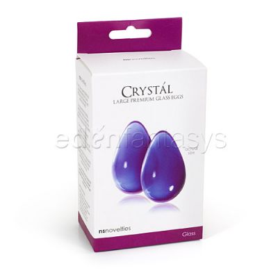 Premium glass large eggs