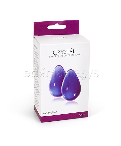 Premium glass large eggs