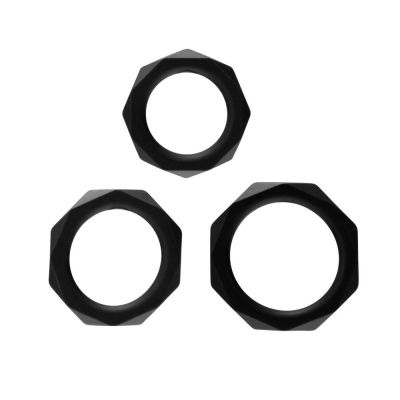 Rock Rings The Cocktagon Cock Ring 3 Pack