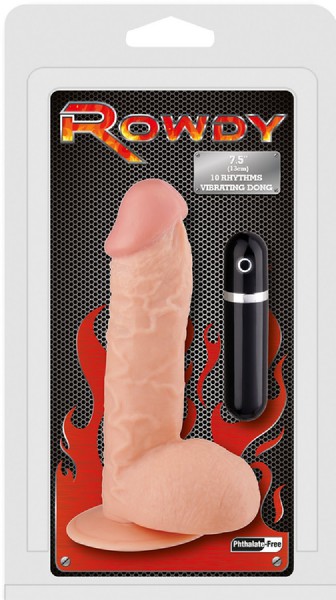7.5" Vibrating Dong (Flesh)