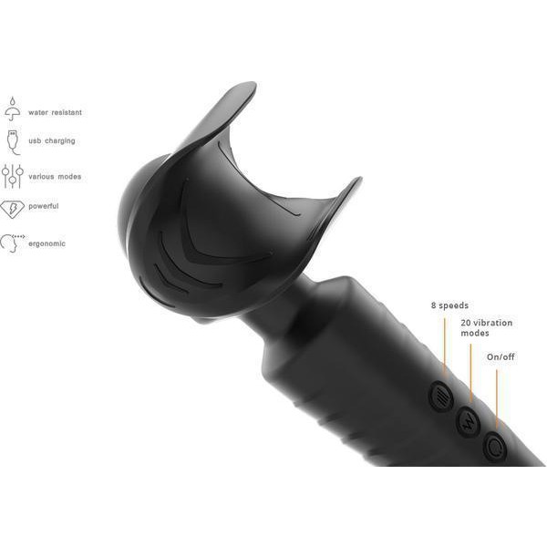 Man Wand Vibrating Male Masturbator | Silicone Magic Wand Massager for Penis