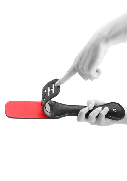 Leather Paddle with Black Fur Side — image 22 of 25