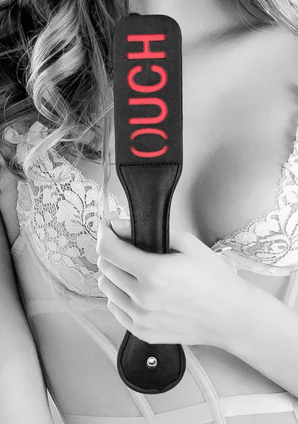 Leather Paddle with Black Fur Side — image 23 of 25