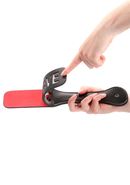 Leather Paddle with Black Fur Side — image 17 of 25