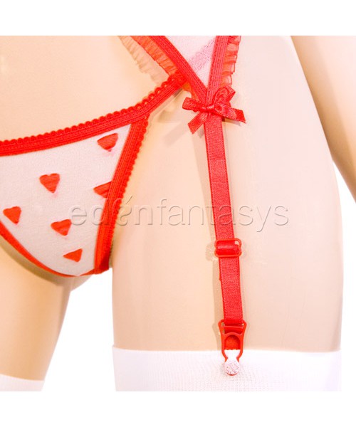 Woven heart camigarter