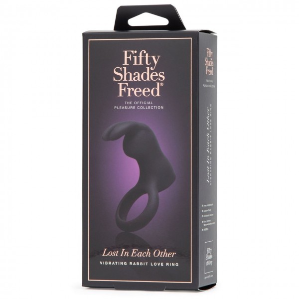 Fifty Shades Freed Lost in Each Other Rechargeable Rabbit Love Ring