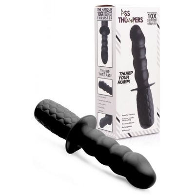 Ass Thumpers The Handler Vibrating 7 5 Silicone Thruster