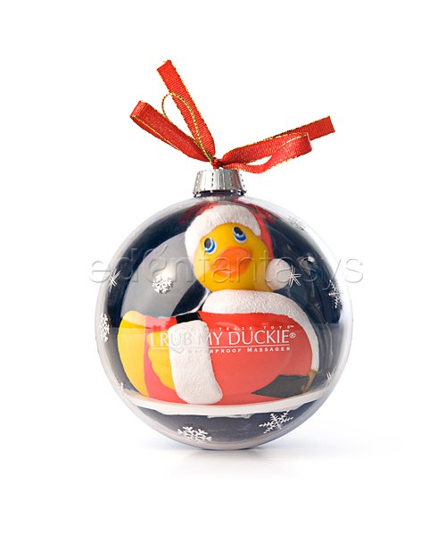 Holiday ball santa duckie