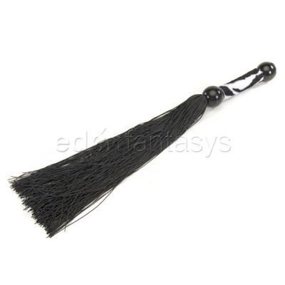 Animal print handle rubber whip