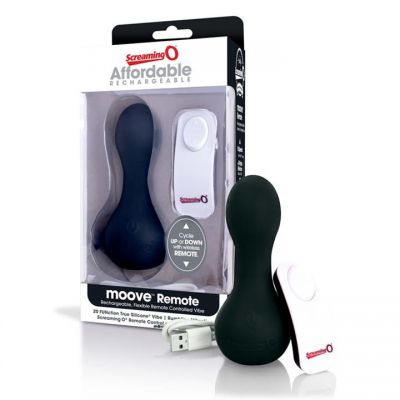 Moove Remote Rechargeable Flexible Vibe by Screaming O Black