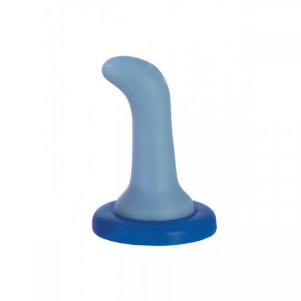 Sassy Bendi Butt Plug - Curve Blue