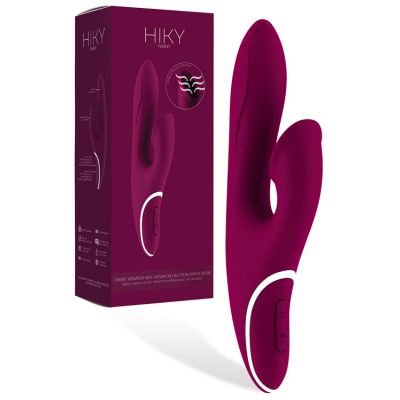 HIKY 9 Silicone Rabbit Vibrator with Clitoral Suction