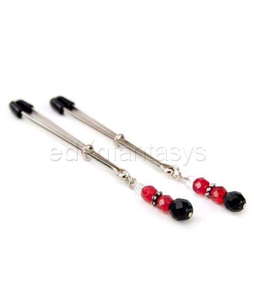 Beaded nipple clamps