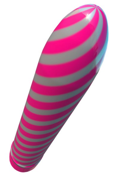 Pipedream Metallic Candy Strip 8" Classic Vibrator