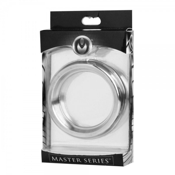 2'' Stainless Steel Thick Metal Donut Cock Ring by Master Series (5 cm)