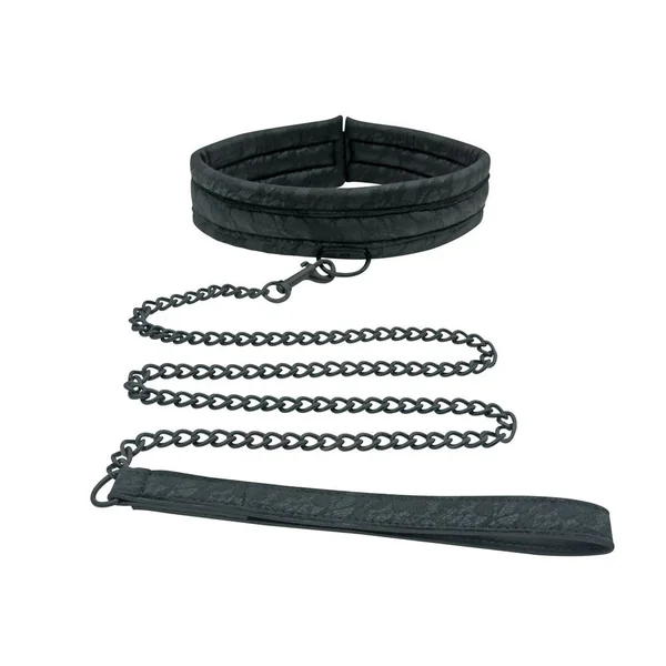 Midnight Lace Collar and Leash by Sportsheets — image 23 of 25