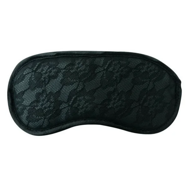 Midnight Lace Black Blindfold by Sportsheets — image 3 of 5