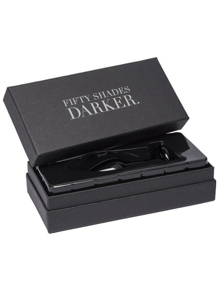 Fifty Shades Darker Something Darker Glass Butt Plug