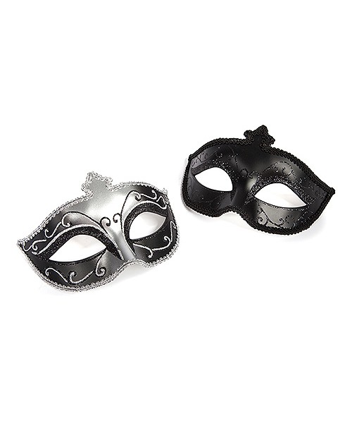 Fifty Shades of Grey Masks On Masquerade Mask (Twin Pack)