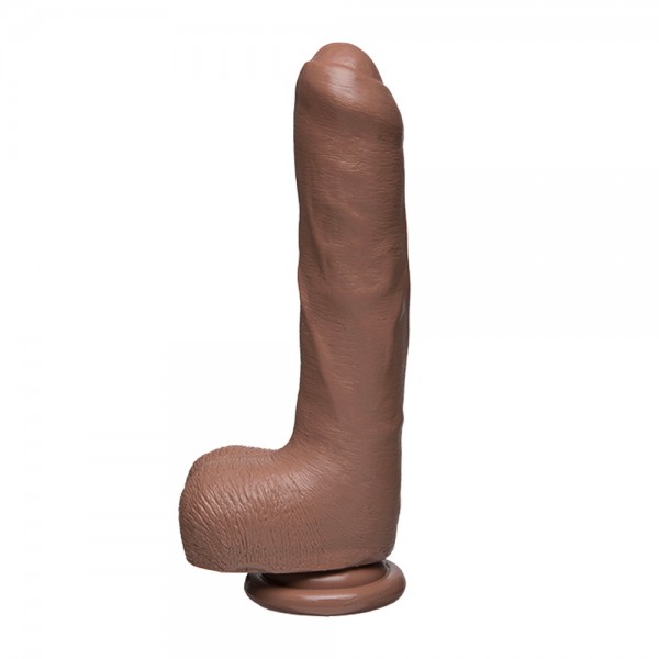 The D Uncut D 9 Inch Caramel Dildo With Balls