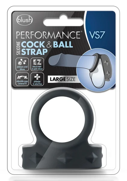 Performance VS7 Silicone 3 Snap Cock & Ball Strap Ring Large — image 21 of 22