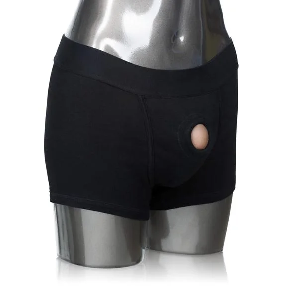 Packer Gear Black Boxer Brief Packing Harness by Calexotics — image 11 of 20