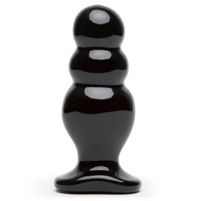 TitanMen Master Tool No 4 Triple Bump Butt Plug for Men Black