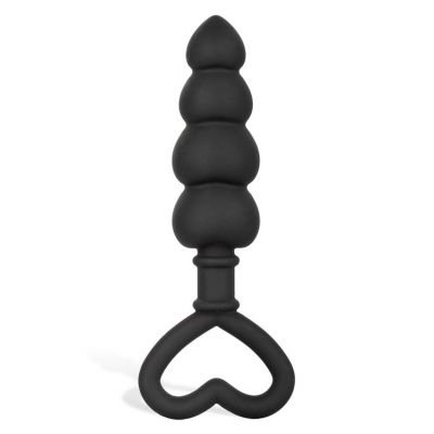 California Exotic 6 1 Graduated Silicone Butt Plug with Heart Handle