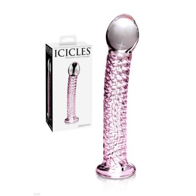 Pipedream 7 Ribbed Glass Dildo