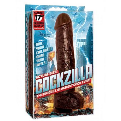 Cockzilla Huge Black Dildo