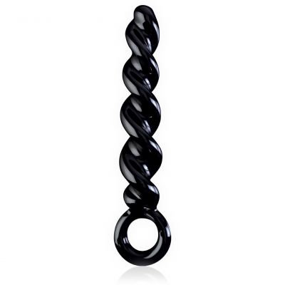 Icicles No 39 Hand Blown Glass Twisted Dildo