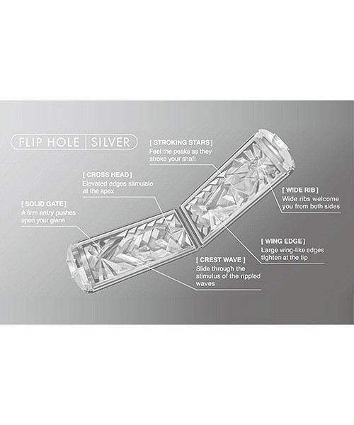 TENGA Flip Hole Silver