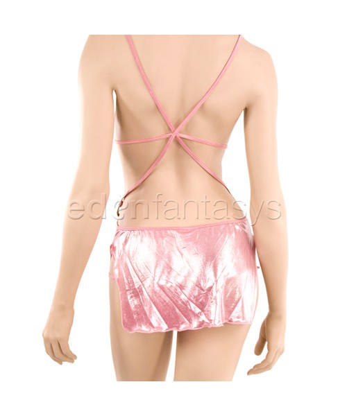Pink dress and panty set