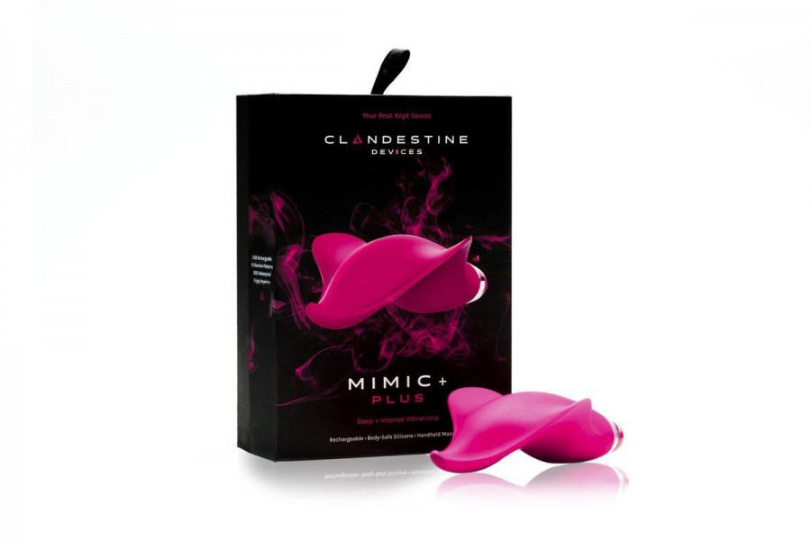 Clandestine Devices MIMIC PLUS Rechargeable Silicone 4.1" Vibrating Massager