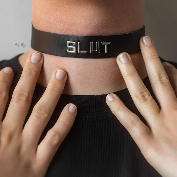 Spartacus Word Band Collar SLUT — image 8 of 11