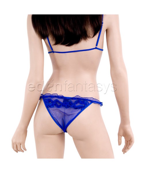 Sapphire bralette with panty