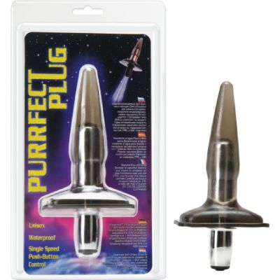 Unisex Purrfect Vibrating Butt Plug
