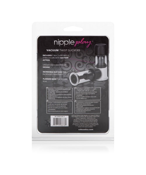 Nipple Play - Vacuum Twist Suckers 