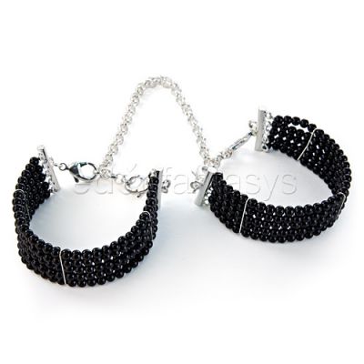 Plaisir nacre black pearl cuffs