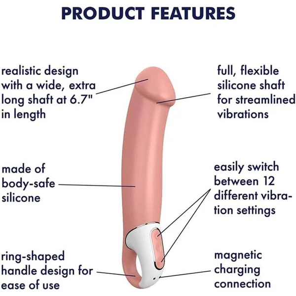 Satisfyer Vibes Master Long Thick G-Spot Vibrator — image 16 of 18