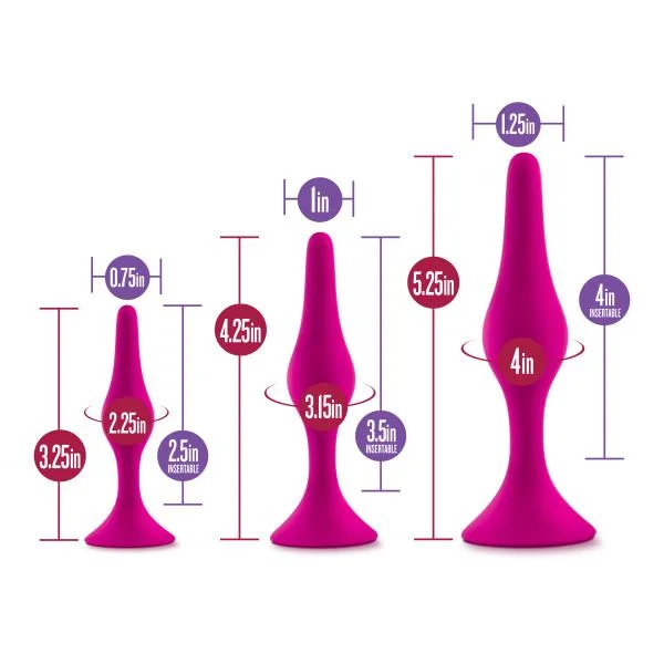 Blush Luxe Beginner Kit Silicone Butt Plugs — image 12 of 23