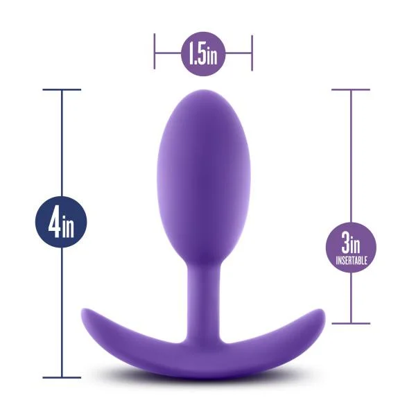 Blush Luxe Wearable Vibra Slim Silicone Butt Plugs, Small & Medium — image 19 of 25