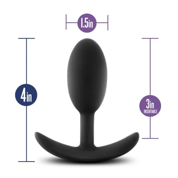 Blush Luxe Wearable Vibra Slim Silicone Butt Plugs, Small & Medium — image 25 of 25