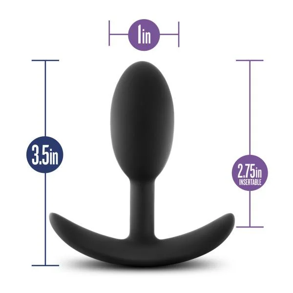 Blush Luxe Wearable Vibra Slim Silicone Butt Plugs, Small & Medium — image 20 of 25