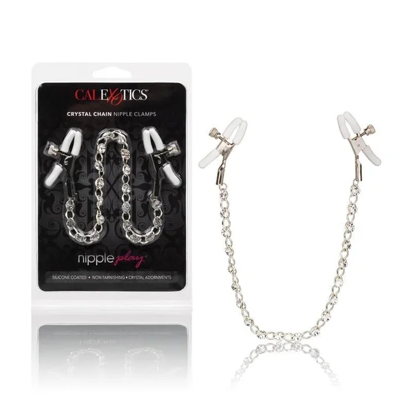 CalExotics Nipple Play Nipple Clamps with Crystal Chain — image 24 of 25