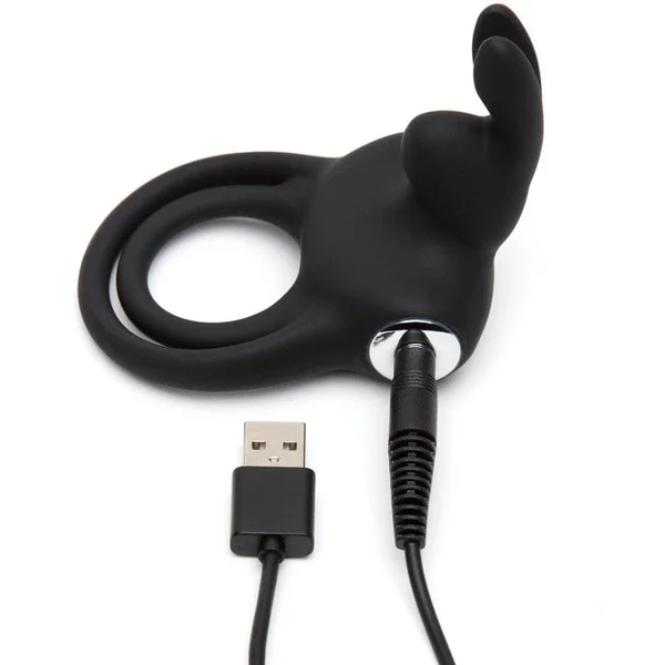 Lovehoney Happy Rabbit Twin Loop Vibrating Cock Ring with Bunny Ears — image 18 of 20