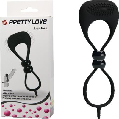 Pretty Love Locker Cockring Black